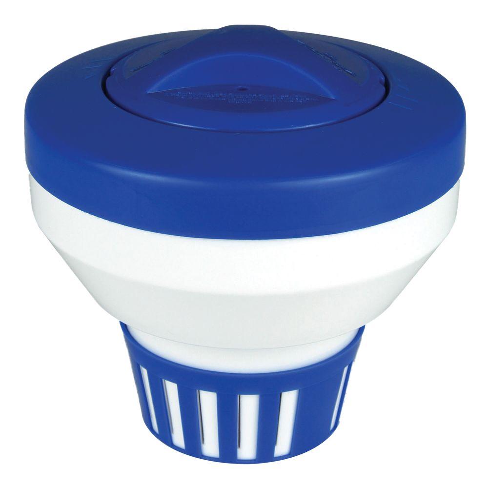 Large Blue/White Tablet Feeder SCP DISTRIBUTORS