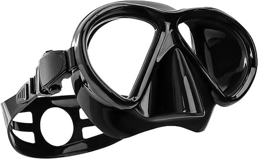 EWPJDK Snorkeling Gear for Adults Snorkel Mask,Anti-Fog Scuba Mask Snorkel Mask Adult Tempered Glass Snorkel Diving Mask Snorkeling Mask,Scuba Diving Goggles,Scuba Diving Mask,Swim Goggles (Black)
