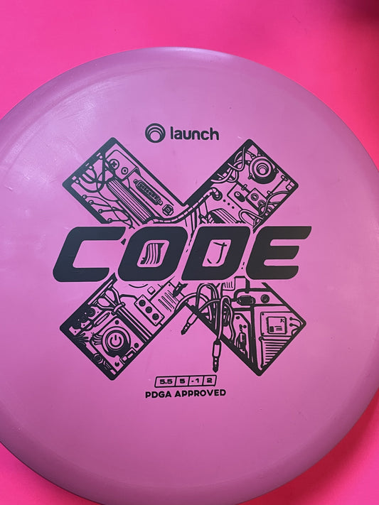 Code X (Launch Disc Golf - Omega, Pink - 170 - 172g) Infinite Disc